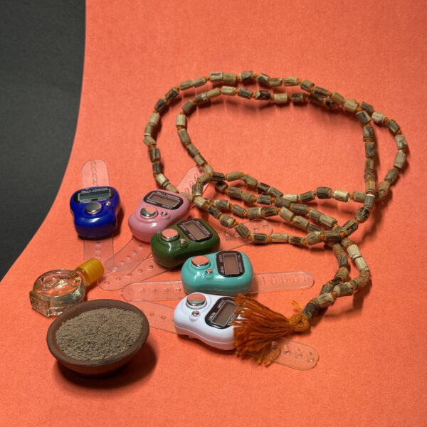 Tulsi Mala with Digital Counter Combo Set